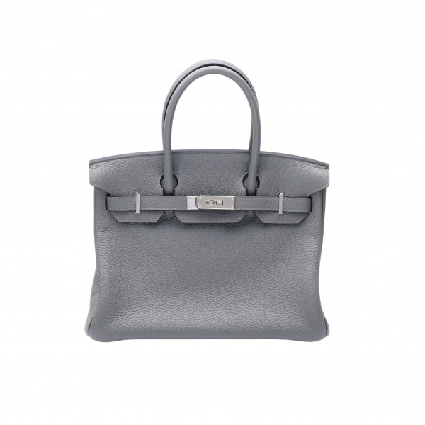 hermes birkin エルメス バーキン 30 トリヨンクレマンス グリスメイヤー シルバー金具 U刻印 