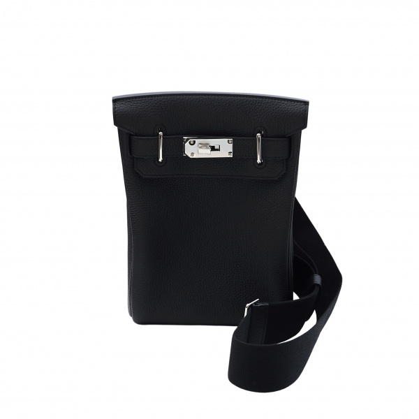 hermes hacados エルメス アッカド PM トゴ ブラック シルバー金具 U刻印 