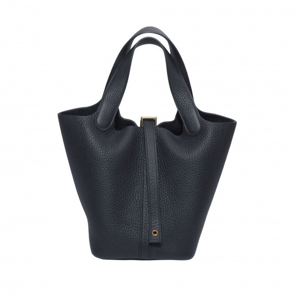 hermes picotinlock エルメス ピコタンロック PM トリヨンクレマンス ブラック イエローゴールド金具 U刻印 