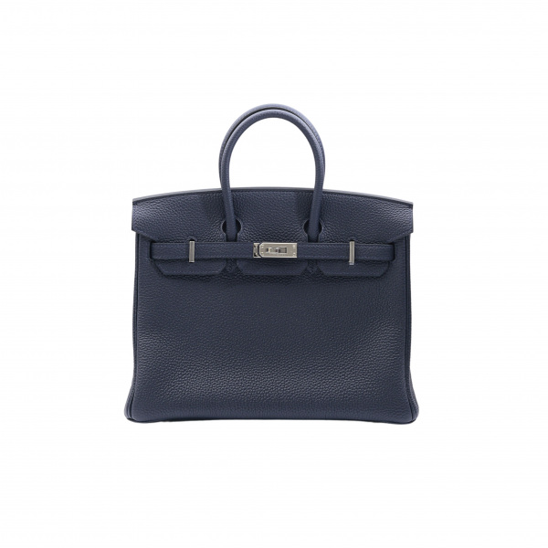hermes birkin エルメス バーキン 25 トゴ ブルーニュイ シルバー金具 U刻印 