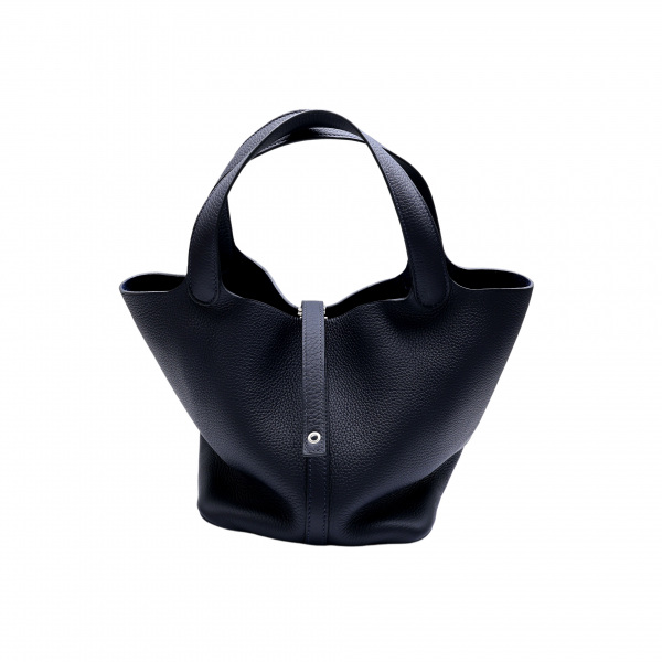 hermes picotinlock エルメス ピコタンロック MM トリヨンクレマンス ブルーニュイ シルバー金具 U刻印 