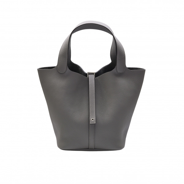 hermes picotinlock エルメス ピコタンロック MM トリヨンクレマンス グリメイヤー シルバー金具 U刻印 