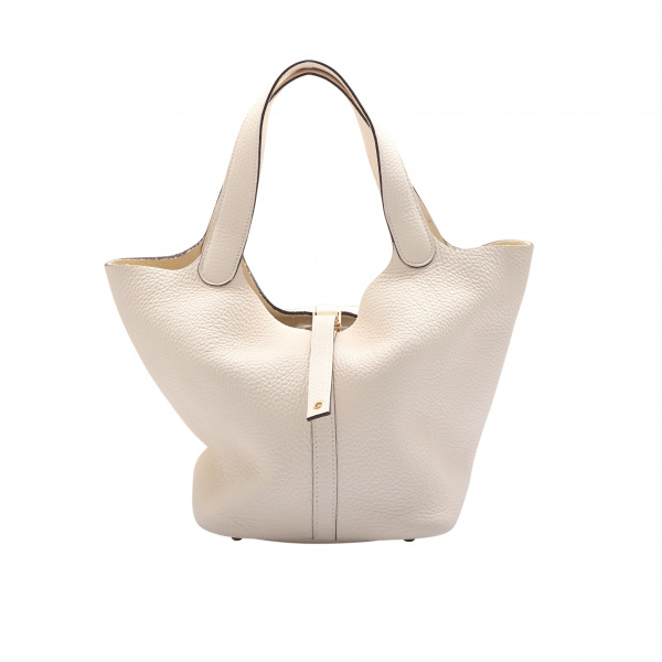 hermes picotinlock エルメス ピコタンロック MM トリヨンクレマンス ナタ イエローゴールド金具 U刻印 