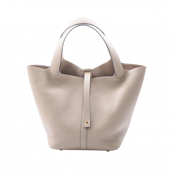 hermes picotinlock エルメス ピコタンロック MMトリヨンクレマンス トレンチ イエローゴールド金具 U刻印 