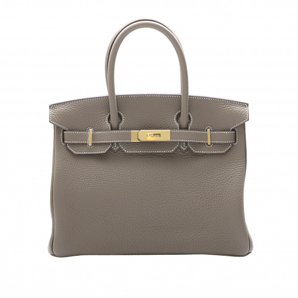 hermes birkin エルメス バーキン 30 トリヨンクレマンス エトゥープ イエローゴールド金具 U刻印 