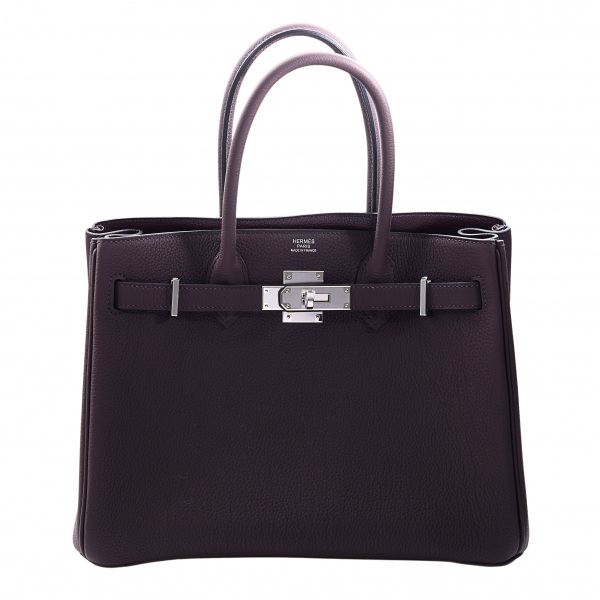 hermes  エルメス  30 トゴxスイフトxキャンバス ルージュセリエ シルバー金具 U刻印 