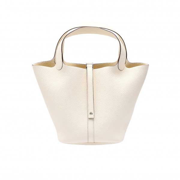 hermes picotinlock エルメス ピコタンロック MM トリヨンクレマンス ナタ シルバー金具 U刻印 