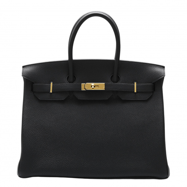 hermes birkin エルメス バーキン 35 トゴ ブラック イエローゴールド金具 U刻印 