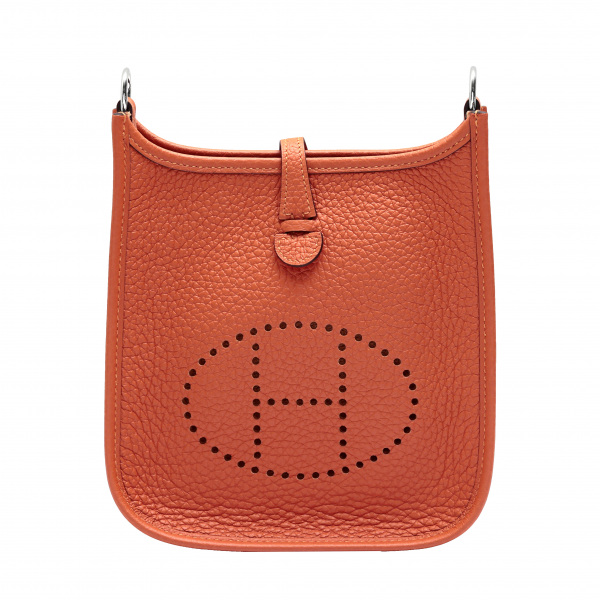 hermes  エルメス  アマゾン TPM トリヨンクレマンス オレンジポピー シルバー金具 U刻印 