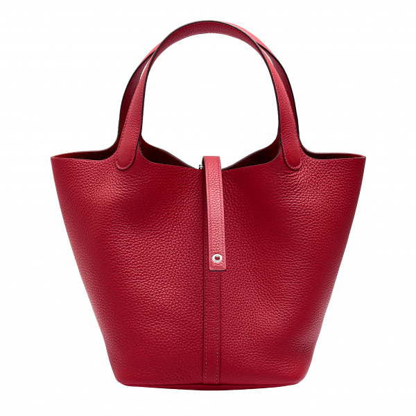 hermes picotinlock エルメス ピコタンロック MM トリヨンクレマンス ヴァーミリオン シルバー金具 U刻印 