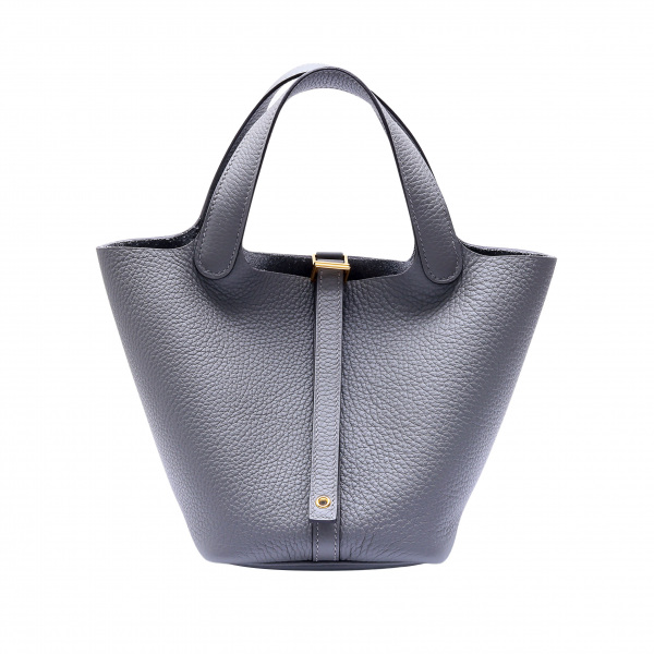 hermes picotinlock エルメス ピコタンロック PM トリヨンクレマンス グリメイヤー イエローゴールド金具 U刻印 