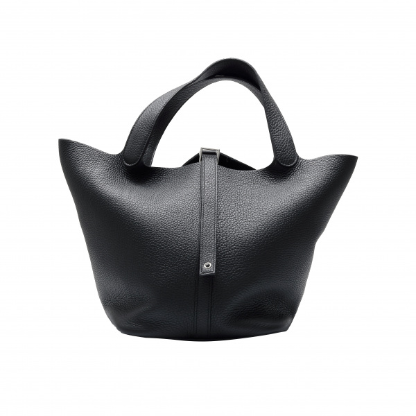 hermes picotinlock エルメス ピコタンロック GM トリヨンクレマンス ブラック シルバー金具 B刻印 