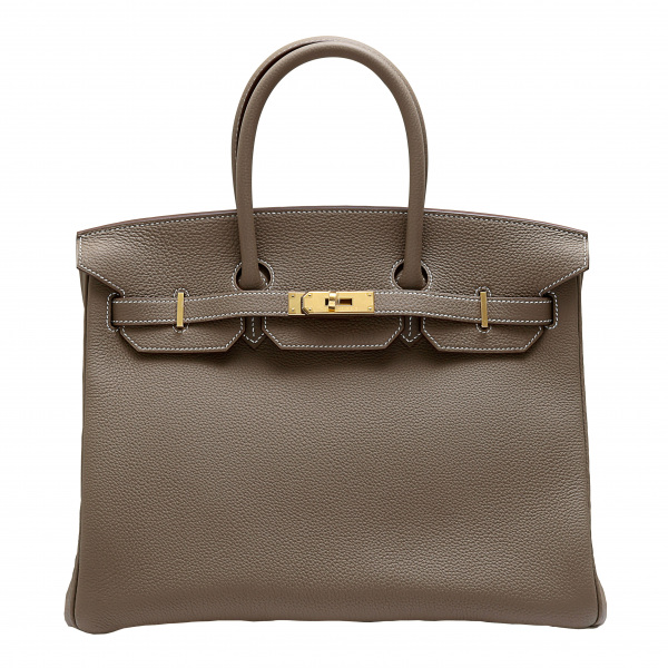 hermes birkin エルメス バーキン 35 トゴ エトゥープ イエローゴールド金具 U刻印 