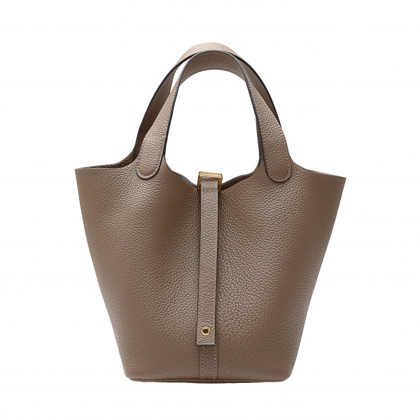 hermes picotinlock エルメス ピコタンロック PM トリヨンモーリス ベージュドゥワイマール イエローゴールド金具 U刻印 