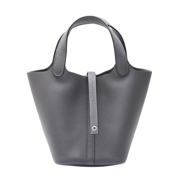 hermes picotinlock エルメス ピコタンロック PM トリヨンクレマンス グラファイト シルバー金具 U刻印 