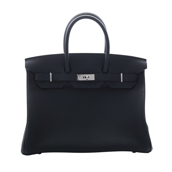 hermes birkin エルメス バーキン 35 トゴ ブラック シルバー金具 U刻印 