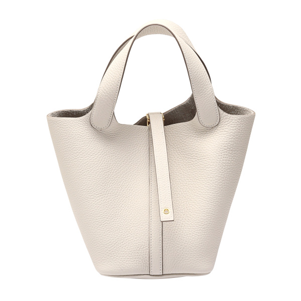 hermes picotinlock エルメス ピコタンロック PM トリヨンクレマンス クレ イエローゴールド金具 U刻印 