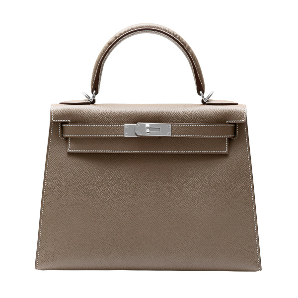 hermes  エルメス  28 エプソン エトゥープ シルバー金具 U刻印 外縫い 