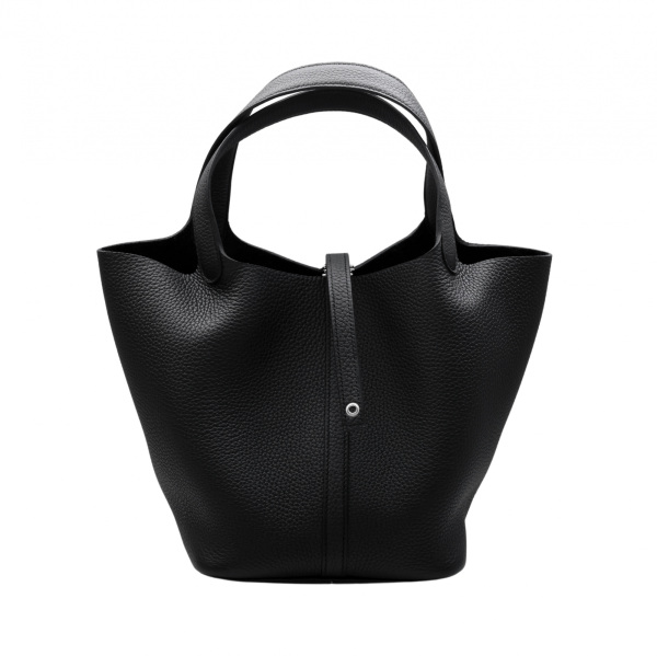 hermes picotinlock エルメス ピコタンロック MM トリヨンクレマンス ブラック シルバー金具 B刻印 