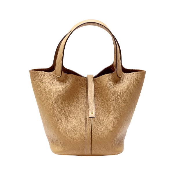 hermes picotinlock エルメス ピコタンロック MM トリヨンクレマンス チャイ イエローゴールド金具 U刻印 