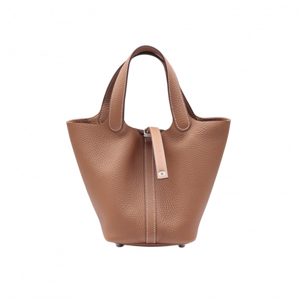 hermes picotinlock エルメス ピコタンロック PM トリヨンクレマンス ゴールド シルバー金具 U刻印 