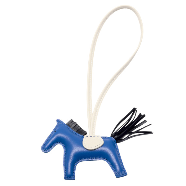 hermes rodeo エルメス ロデオ チャーム PM アニョーミロ ブルーフランス・ブラ U刻印 