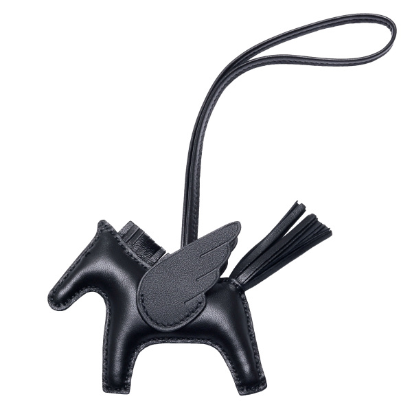 hermes rodeo エルメス ロデオ (ペガサス)チャーム PM アニョーミロ ブラック U刻印 