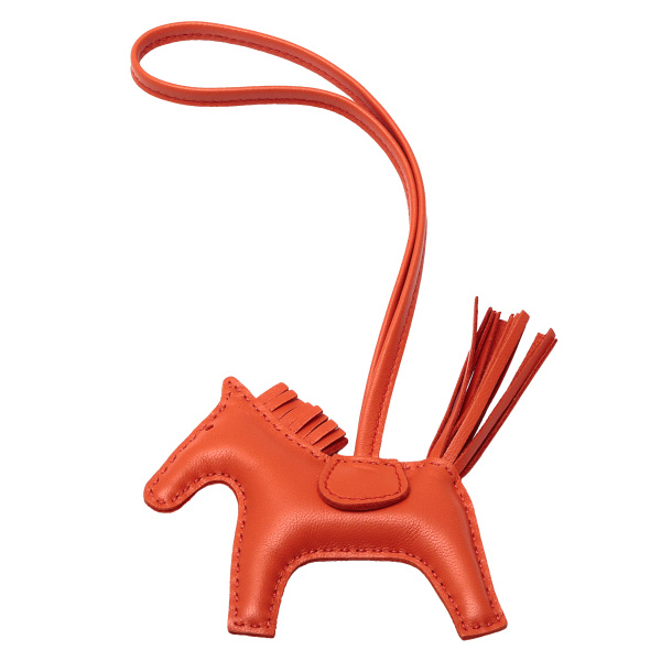 hermes rodeo エルメス ロデオ チャーム PM アニョーミロ オレンジポピー U刻印 