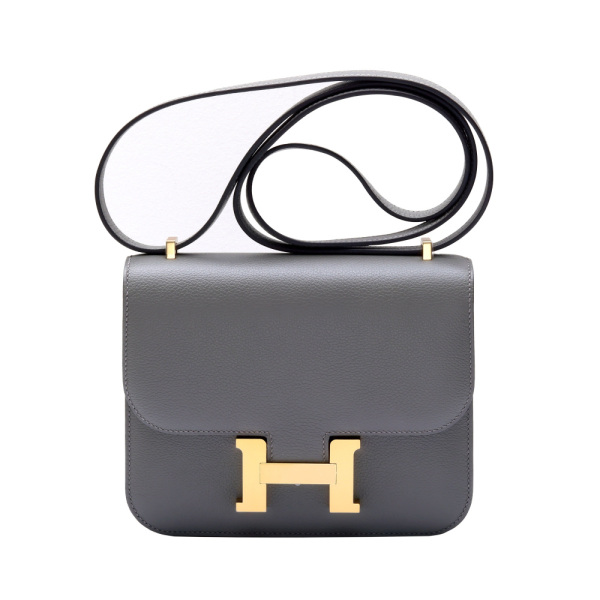 hermes  エルメス  ヴェルソ シェーブル グリメイヤーxブラン イエローゴールド金具 B刻印 