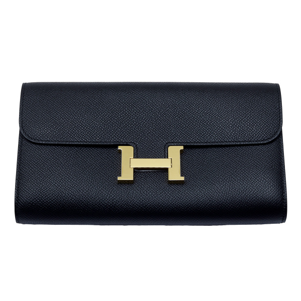 hermes constancetogo エルメス コンスタンスロング トゥーゴー ヴォーエプソン ブラック イエローゴールド B刻印 