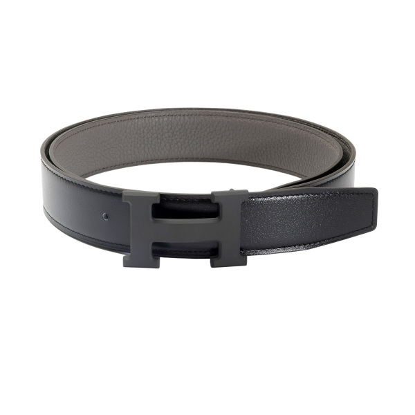 未使用] エルメス ベルトバックルリバーシブルベルト 32mm