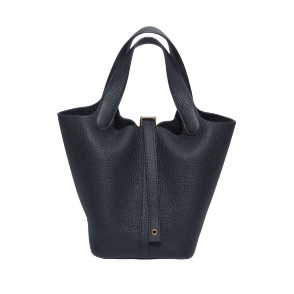 hermes picotinlock エルメス ピコタンロック PM トリヨンクレマンス ブラック イエローゴールド金具 B刻印 