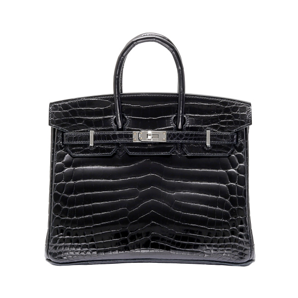 hermes birkin エルメス バーキン 25 ニロティカス ブラック シルバー金具 B刻印 