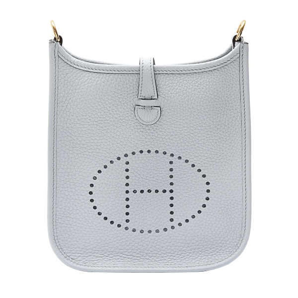 hermes  エルメス  TPM トリヨンクレマンス ブルーブリュム イエローゴールド金具 B刻印 