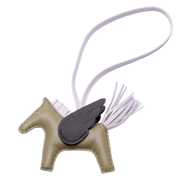 hermes rodeopegasus エルメス ロデオ(ペガサス) チャーム PM アニョーミロ エトゥープ ルージュセリエ モーヴペール B刻印 
