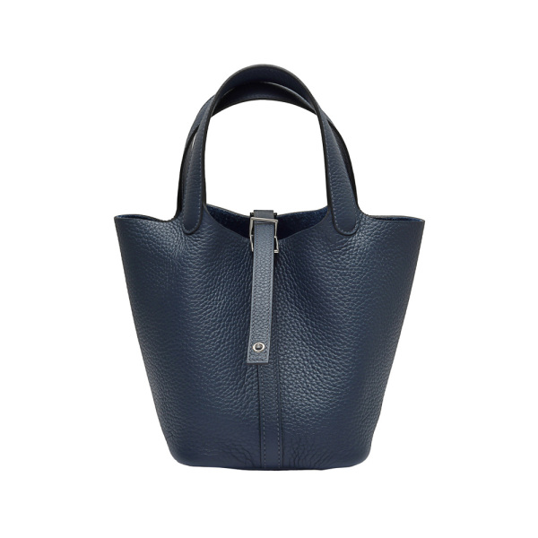 hermes picotinlock エルメス ピコタンロック PM トリヨンクレマンス ブルードプリュス シルバー金具 B刻印 