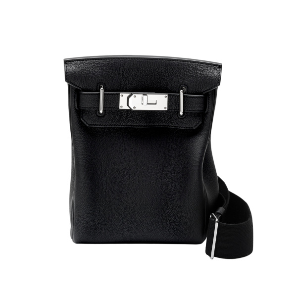 hermes hacados エルメス アッカド PM トゴ ブラック シルバー金具 B刻印 