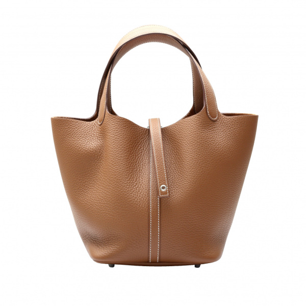 hermes picotinlock エルメス ピコタンロック MM トリヨンクレマンス ゴールド シルバー金具 B刻印 