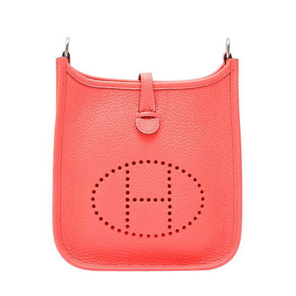 hermes evelynetpm エルメス エブリンアマゾンTPM トリヨンクレマンス ローズテキサスxローズテキサス シルバー金具 B刻印 