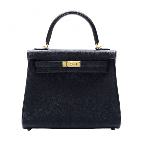 hermes kelly25 エルメス ケリー25 トゴ ブラック イエローゴールド金具 B刻印 