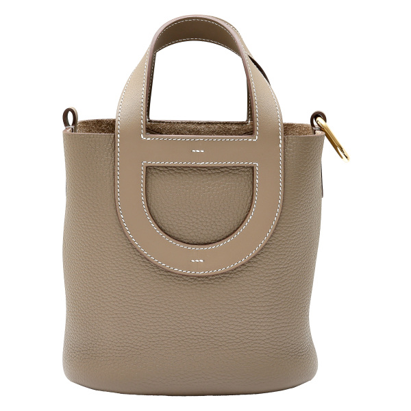 hermes in the loop Hermes IN THE LOOP 18 Taurillon Clemence x Swift Etoop Yellow gold metal fittings B engraving 