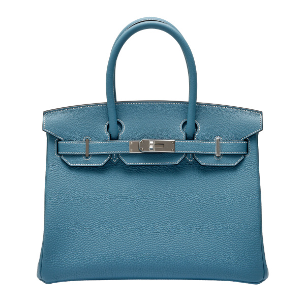 hermes birkin エルメス バーキン 30 トゴ ニューブルージーン シルバー金具 B刻印 