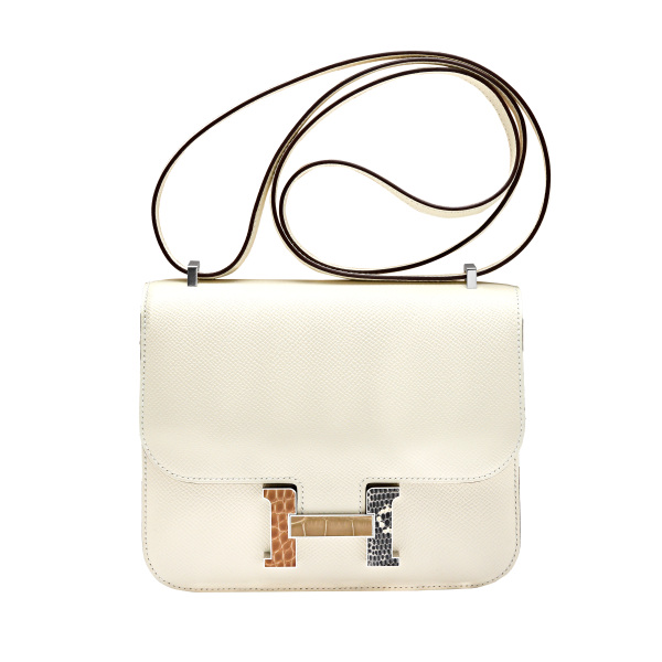 hermes  エルメス  エプソン ナタ アリゲーターxシルバー金具 B刻印 