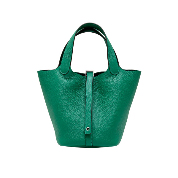 hermes picotinlockpm エルメス ピコタンロックPM PM トリヨンクレマンス ヴェールヴェルティゴ シルバー金具 W刻印 