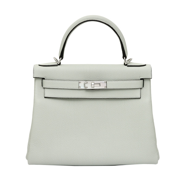 hermes kelly28 エルメス ケリー28 トゴ グリネヴェ シルバー金具 W刻印 内縫い 