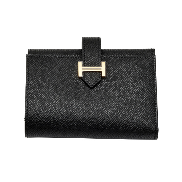 hermes  エルメス  エプソン ブラック x ブルーネイビー イエローゴールド金具 W刻印 