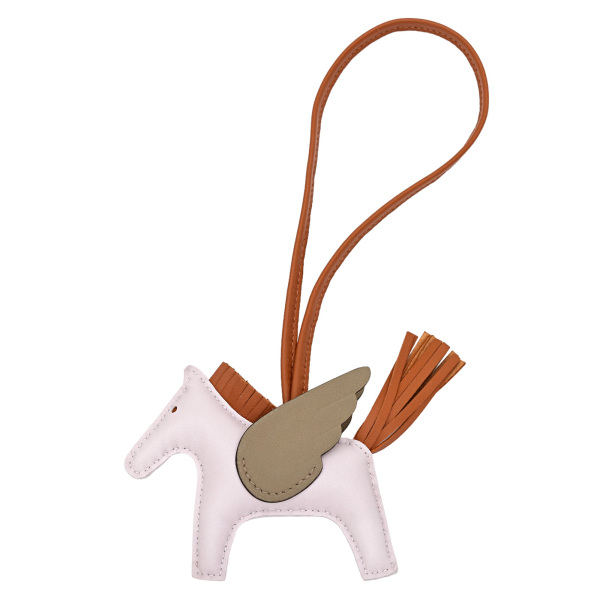 hermes rodeopegasus エルメス ロデオ(ペガサス) チャーム PM アニョーミロ モーヴペールxパンデピスxベージュマルファ W刻印 