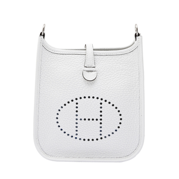 hermes evelynetpm エルメス エブリンアマゾンTPM トリヨンクレマンス ニューホワイト シルバー金具 W刻印 