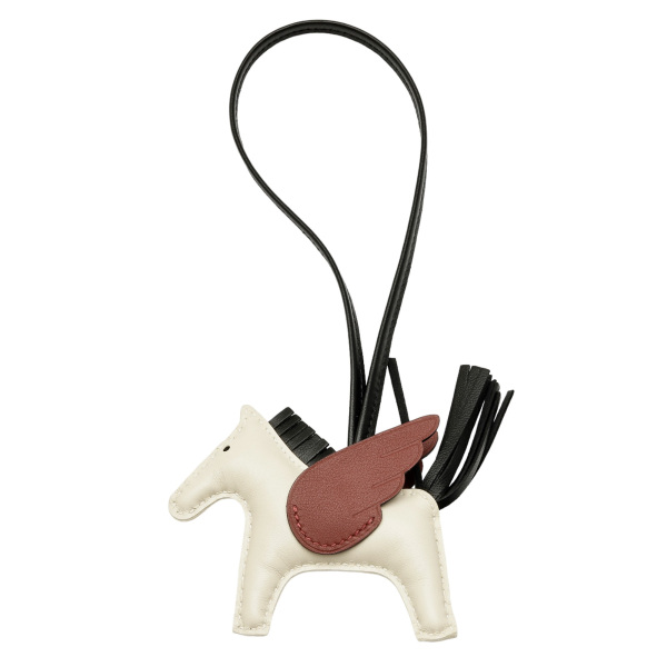hermes rodeopegasus エルメス ロデオ(ペガサス) チャーム PM アニョーミロ クレxブラックxルージュアッシュ B刻印 