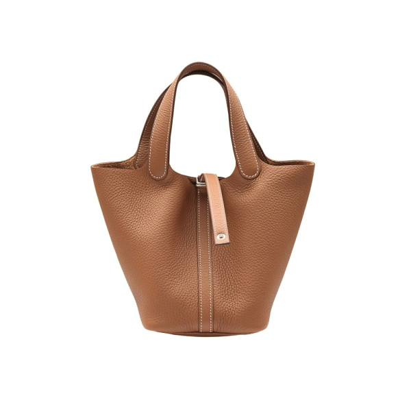 hermes picotinlockpm エルメス ピコタンロックPM トリヨンクレマンス ゴールド シルバー金具 W刻印 